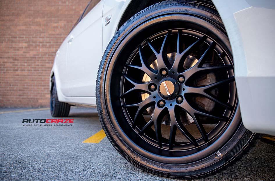 MITSUBISHI LANCER CHEETAH SPORTS BLACK SUEDE